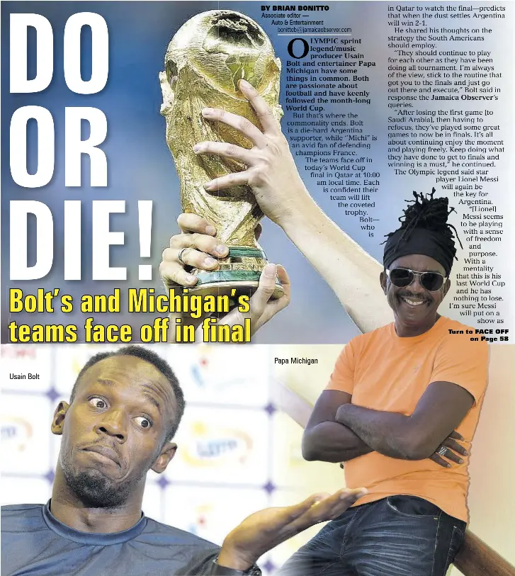 DO OR DIE! Bolt’s and Michigan’s teams face off in final PressReader