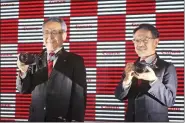  ??  ?? President and CEO, Canon India, Kazutada Kobayashi launches Canon EOS RP camera in New Delhi.