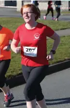  ??  ?? Edel Smith was in Duleek for Sunday’s 5k.
