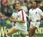  ??  ?? Tyro: Dallaglio scores in the final