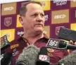  ?? Photo: AAP ?? MISSED OUT: Maroons coach Kevin Walters.