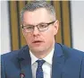  ??  ?? Finance Secretary Derek Mackay.