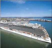  ?? JAMES D. MORGAN Getty Images for Princess Cruises ?? CARNIVAL Corp.’s Majestic Princess was built for the China market. Above, the ship in Auckland, New Zealand, in 2018.