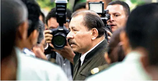  ??  ?? Contexto. Las protestas contra Ortega y su esposa, Rosario Murillo, empezaron el 18 de abril, tras 11 años de gobierno continuo, por unas fallidas reformas de la seguridad social.