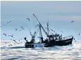  ??  ?? Fishing fleets rely on the Shipping Forecast