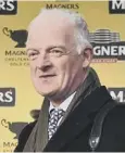  ??  ?? 0 Al Boum Photo’s trainer Willie Mullins