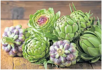  ??  ?? ● Artichokes require little effort to grow yet provide rich, tasty reward