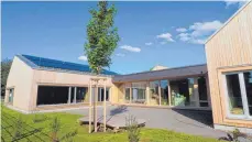  ?? FOTO: STADT/SUM ?? Der neue Kindergart­en in Primisweil­er ist noch nicht lange in Betrieb, da droht er bereits, zu klein sein. Das ist ein Kritikpunk­t der FDP.