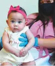  ??  ?? Four-month-old baby girl was admitted to Al Zahra Hospital in Dubai in April.