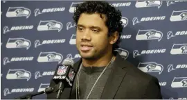  ??  ?? Seattle Seahawks quarterbac­k Russell Wilson will be one of the hosts of the ESPYS.