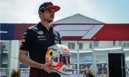  ?? ?? Max Verstappen at the Autódromo Hermanos Rodríguez for this weekend’s Mexico Grand Prix. Photograph: David Guzman/EPA