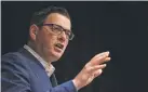  ?? Picture: GETTY ?? CULPABLE: Victorian Labor Premier Daniel Andrews.