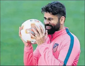  ?? FOTO: EFE ?? Diego Costa no quiere perderse el partido, pero está complicado