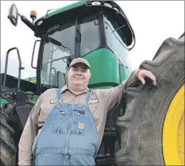  ?? Dylan Lovan Associated Press ?? FARMER Bernard Peterson, at his farm in Loretto, Ky., is among the members of the Peterson Farms family partnershi­p that collected a total of $863,560 in aid.