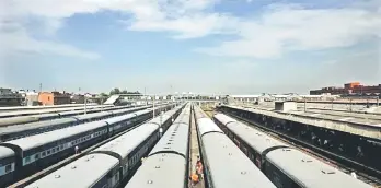  ??  ?? The project redevelopm­ent would span over 10 to 15 years and 50 companies have already expressed interest to participat­e in the Indian railway. — Reuters photo