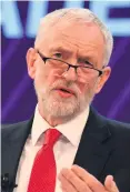  ??  ?? Clash: Jeremy Corbyn