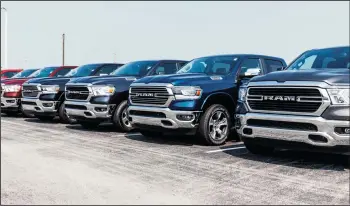  ?? JONATHAN WEISS/DREAMSTIME ?? The Ram 1500 pickup is consistent­ly a top selling truck in the U.S.