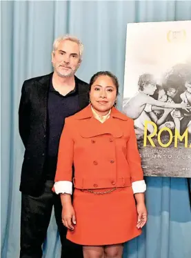  ?? /AFP ?? Roma de Alfonso Cuarón tiene ocho nominacion­es a los Critics' Choice Awards, incluida una para Yalitza Aparicio como mejor actriz