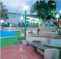  ?? FOTO: EL HERALDO ?? Una plaza pública ya fue inaugurada en la aldea de Agua Salada.