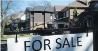  ?? GRAEME ROY / THE CANADIAN PRESS FILES ?? The apparent dip in GTA home sales may be attributab­le in part to last November’s pre-stress-test spike.