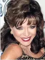  ??  ?? Outburst: Joan Collins