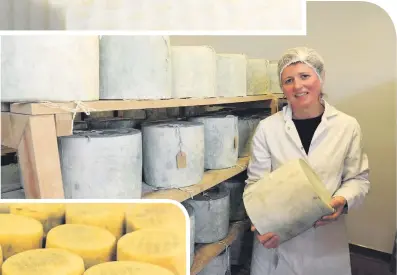  ??  ?? Labelled with love Errington Cheese boss, Selina Cairns