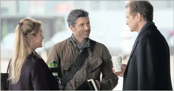  ??  ?? Renee Zellweger, Patrick Dempsey and Colin Firth in Bridget Jones’s Baby.