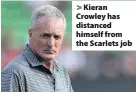  ??  ?? &gt; Kieran Crowley has distanced himself from the Scarlets job