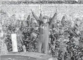  ?? STEPHEN M. DOWELL/STAFF PHOTOGRAPH­ER ?? Denny Hamlin celebrated in victory lane after last year’s thrilling Daytona 500 to launch a successful 2016 campaign that included 3 victories and overall 6th place in final standings.