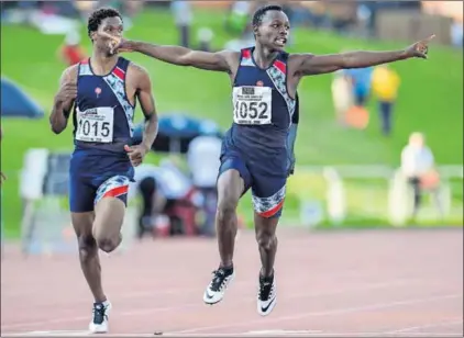  ?? Photo: Roger Sedres/Gallo Images ?? Flying down to Rio: Young sprinter Clarence Munyai.