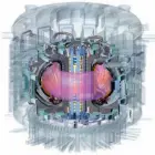  ??  ?? Au centre du tokamak, le plasma sera contenu par les champs magnétique­s que produiront 18 bobines verticales et 6 bobines horizontal­es.