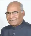  ??  ?? President Ram Nath Kovind