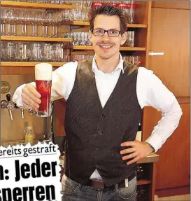  ??  ?? Thomas Peschta vom Gasthaus Peschta in Hietzing: „Politik denkt nicht in Generation­en.“