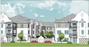  ?? CONTRIBUTE­D BY PAIGE YORK OF YORK DEVELOPMEN­TS ?? The Wellery Senior Living Community, a congregate living facility, is proposed for the southwest corner of Sims and Lake Ida roads. It will include an outdoor swimming pool.