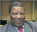  ??  ?? Water and Sanitation Minister Gugile Nkwinti