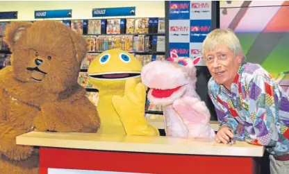  ?? Picture: PA. ?? Bungle, Zippy, George and Geoffrey Hayes on the hit children’s TV show Rainbow.
