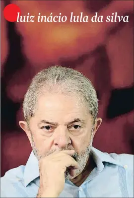  ?? STRINGER / REUTERS ?? Lula da Silva en un mitin la semana pasada en São Paulo