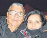  ?? OSCAR BAKER III • CAPE BRETON POST ?? Barry Bernard, left, and his daughter Candace Bernard are both involved in the boxing world. While Barry helped organize the boxing card, Candace was a boxing official during the card.