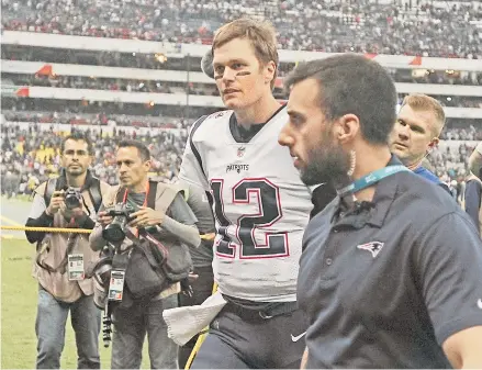  ??  ?? Así fue la primera experienci­a de Tom Brady en México.