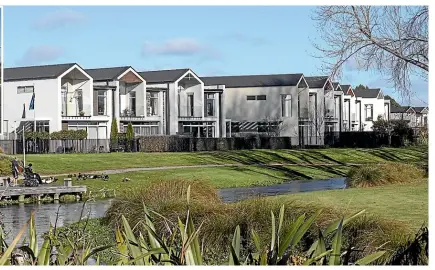  ?? ?? The housing market is softening across New Zealand, though not to the same extent in North Canterbury. Pictured: Silverstre­am subdivisio­n in Kaiapoi.