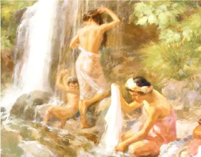  ?? ?? ‘LAVANDERA’ by Fernando Amorsolo.