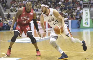  ??  ?? THE MERALCO BOLTS and Barangay Ginebra San Miguel Kings play today in the pivotal Game Four of their best-of-seven PBA Governors’ Cup finals series.