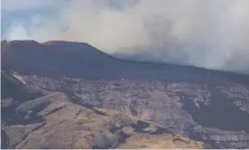  ?? ?? Mount Etna is Europe’s tallest active volcano. Photograph: Anadolu Agency/Getty Images