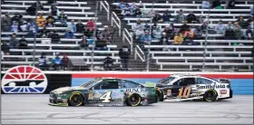  ?? (AP file photo) ?? Kevin Harvick (4) paced a 1-2-3 finish for Stewart-Haas Racing at Texas Motor Speedway in November.