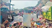  ?? HT PHOTO ?? During the Char Dham pilgrimage in Uttarakhan­d, a person on average generates a minimum 7-9 kg of waste.
