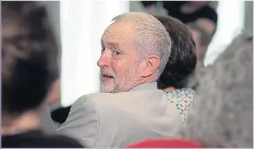  ??  ?? WATCH YOUR BACK! The knives are out for the Labour leader but he remains defiant