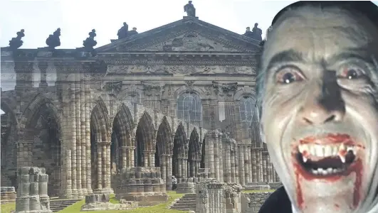  ?? PHOTOS: DAVID LOUGHREY/WIKIPEDIA. MONTAGE: ALISTAIR CRAIG ?? Unreal . . . Whitby Abbey, Castle Howard and a fictional character.