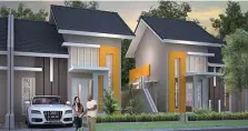  ??  ?? PIONIR: Blukid Residence 2, hunian pertama di pusat Kota Sidoarjo yang mengusung konsep desain ventilasi samping.