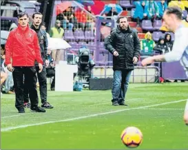  ?? FOTO: EFE ?? José Luis Mendilibar en el encuentro del sábado en Valladolid