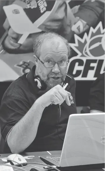  ?? LES BAZSO ?? CFL head statistici­an Steve Daniel has combed through archives dating back to 1994 to adjust numbers concerning the league’s kickers to better reflect the job they were asked to do in specific situations.